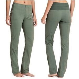 Athleta Trekkie Olive Green Hiking Pant SIZE 0 Athleisure Outdoor Pants XS